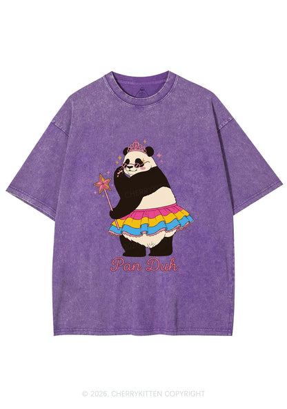 Pan Duh Pride Y2K Shirts Washed Tee Cherrykitten
