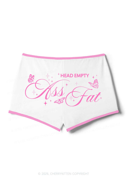 Head Empty Axx Fat Pride Y2K Booty Shorts Cherrykitten