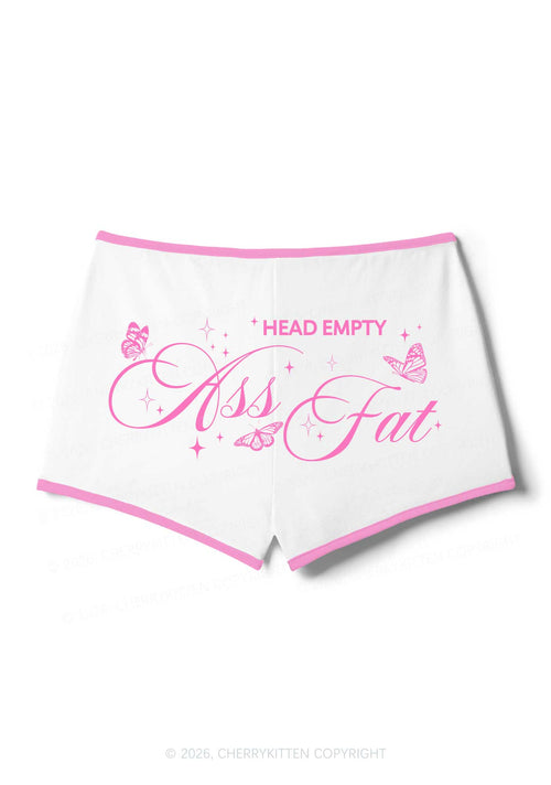 Head Empty Axx Fat Pride Y2K Booty Shorts Cherrykitten