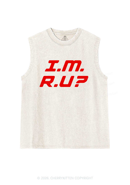 Im Ru Pride Y2K Washed Muscle Tank Cherrykitten