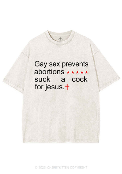 Suck A Cola For Jesus Pride Y2K Shirts Washed Tee Cherrykitten