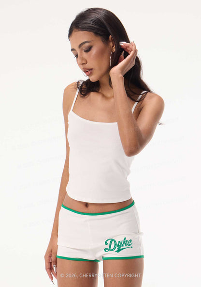 Pink Dyke Pride Y2K Booty Shorts Cherrykitten