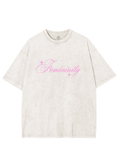 Femininity Pride Y2K Shirts Washed Tee Cherrykitten