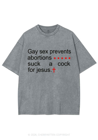 Suck A Cola For Jesus Pride Y2K Shirts Washed Tee Cherrykitten