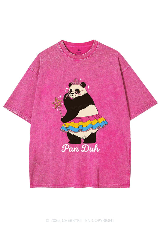Pan Duh Pride Y2K Shirts Washed Tee Cherrykitten