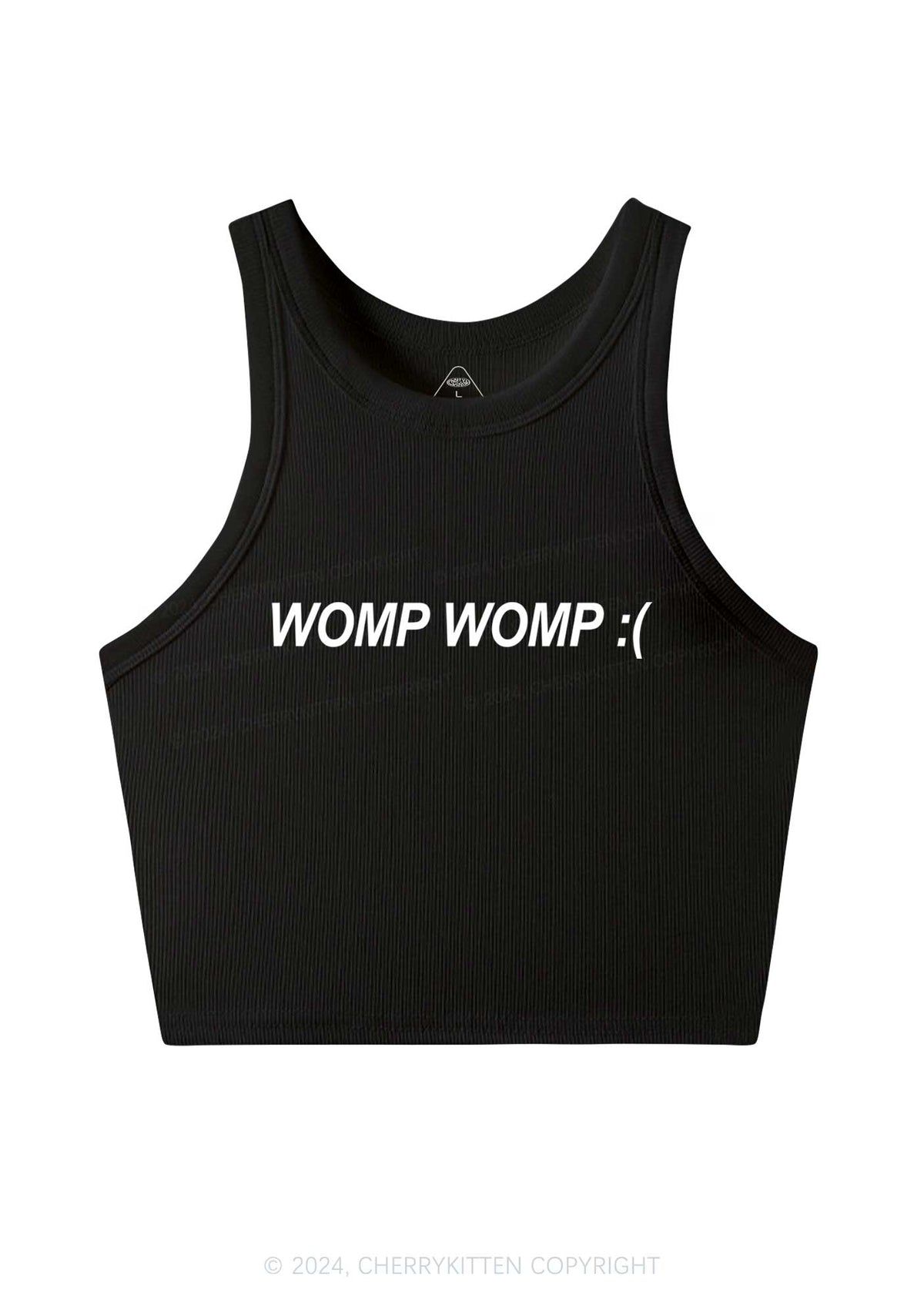 Womp Womp Y2K Crop Tank Top Cherrykitten