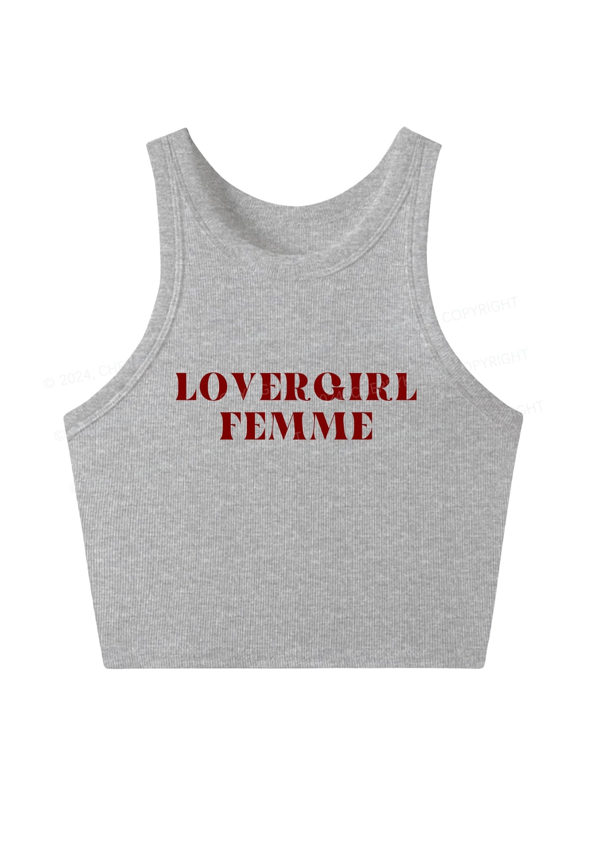 Lovergirl Femme Y2K Crop Tank Top Cherrykitten