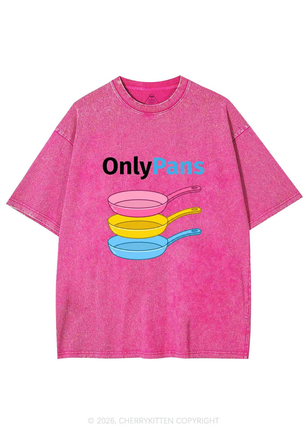 Only Pans Pride Y2K Shirts Washed Tee Cherrykitten