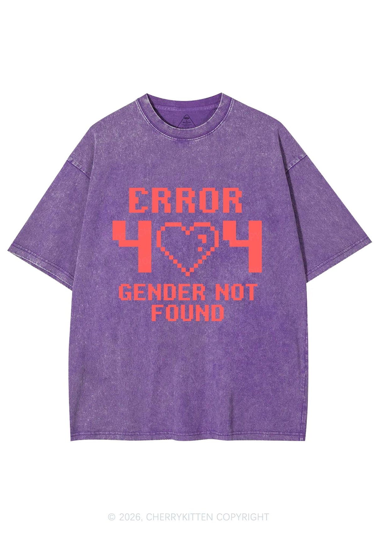 Gender Not Found Pride Y2K Shirts Washed Tee Cherrykitten
