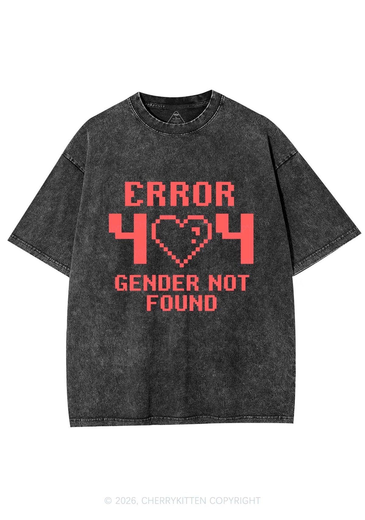 Gender Not Found Pride Y2K Shirts Washed Tee Cherrykitten