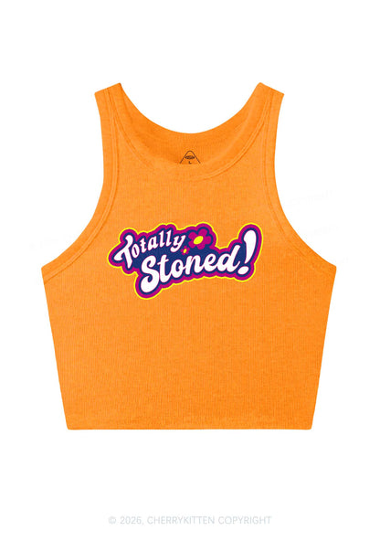 Totally Stoned Y2K Crop Tank Top Cherrykitten