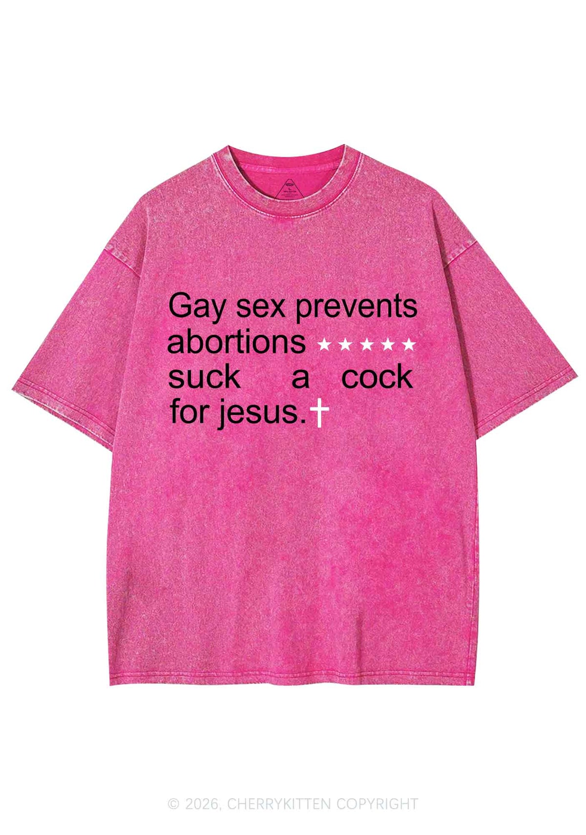 Suck A Cola For Jesus Pride Y2K Shirts Washed Tee Cherrykitten