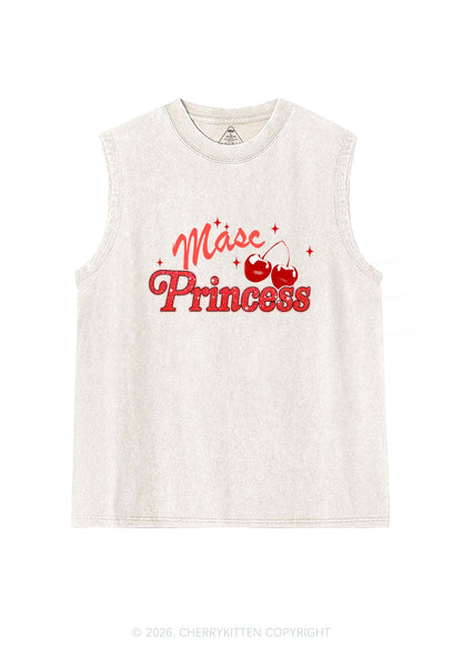 Masc Princess Cherry Pride Y2K Washed Muscle Tank Cherrykitten