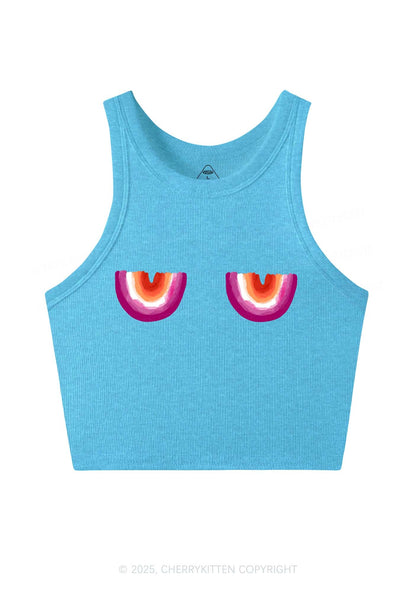 Lesbian Bxxb Y2K Crop Tank Top Cherrykitten