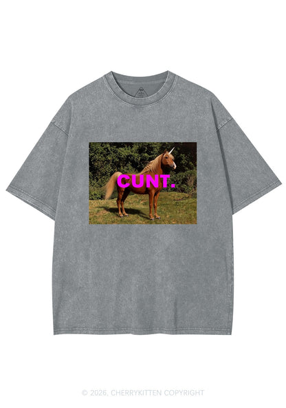 Custom Photo Cxxt Y2K Shirts Washed Tee Cherrykitten