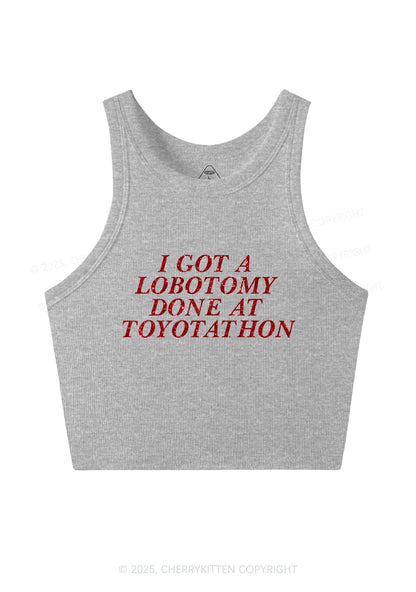 Glitter Lobotomy At Toyotathon Y2K Crop Tank Top Cherrykitten