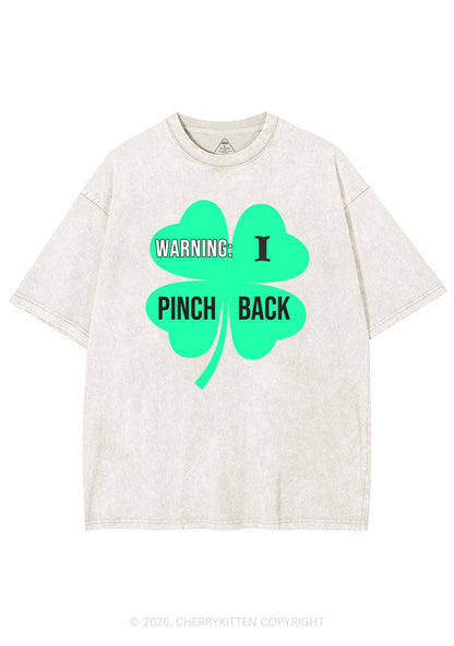 I Pinch Back St Patricks Y2K Shirts Washed Tee Cherrykitten