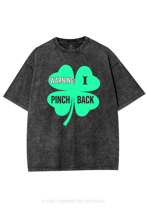 I Pinch Back St Patricks Y2K Shirts Washed Tee Cherrykitten