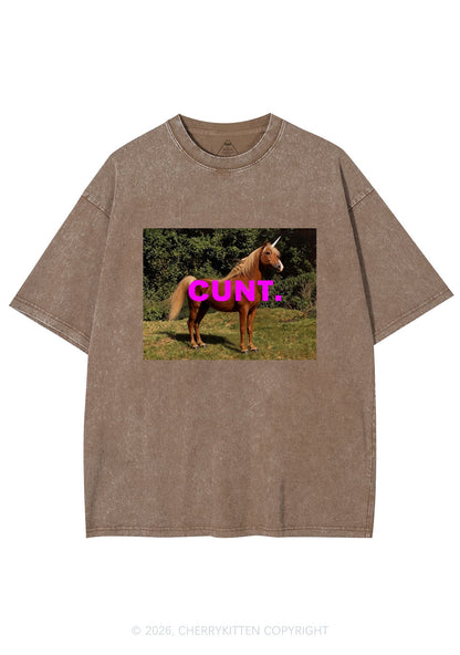 Custom Photo Cxxt Y2K Shirts Washed Tee Cherrykitten