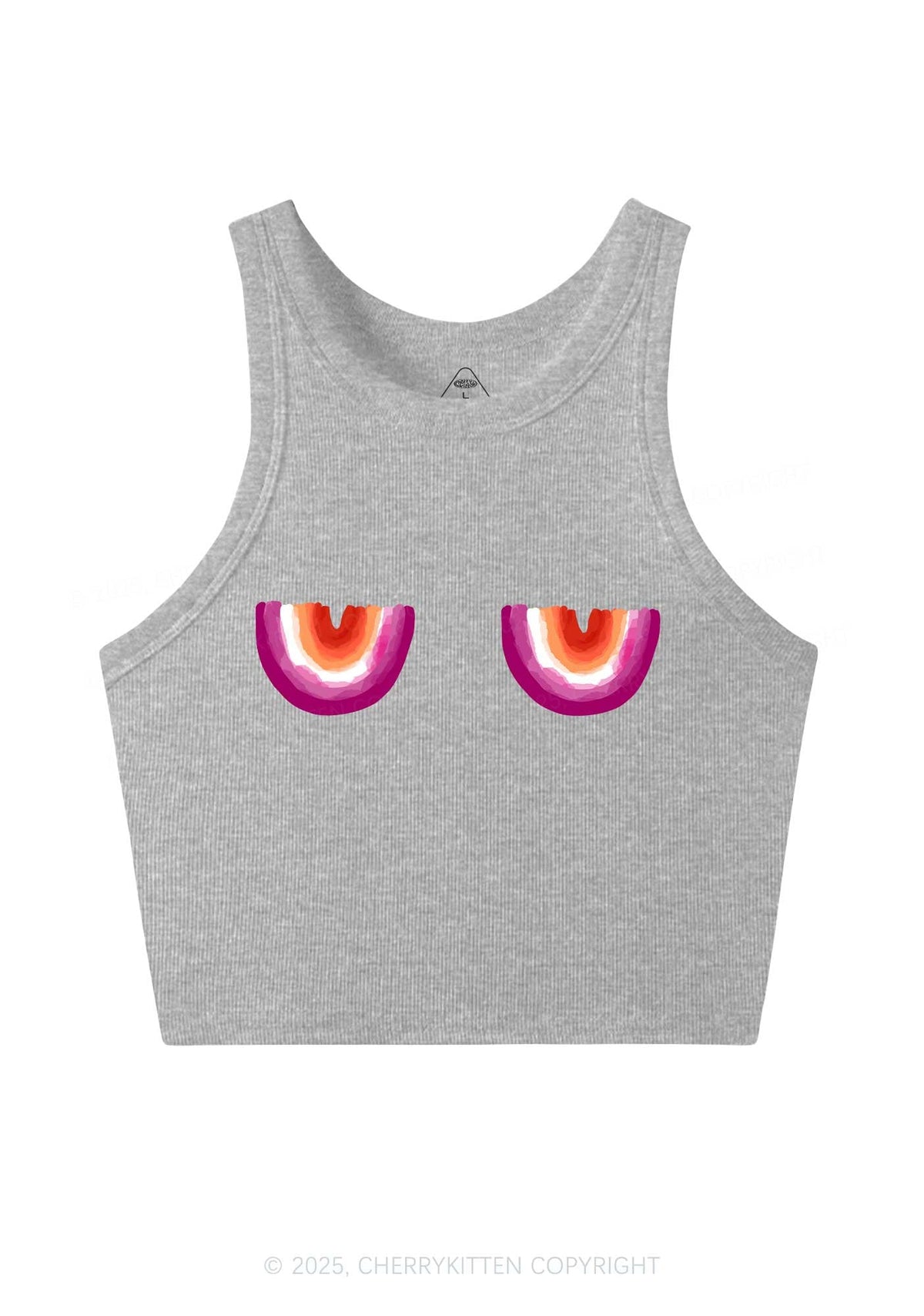 Lesbian Bxxb Y2K Crop Tank Top Cherrykitten