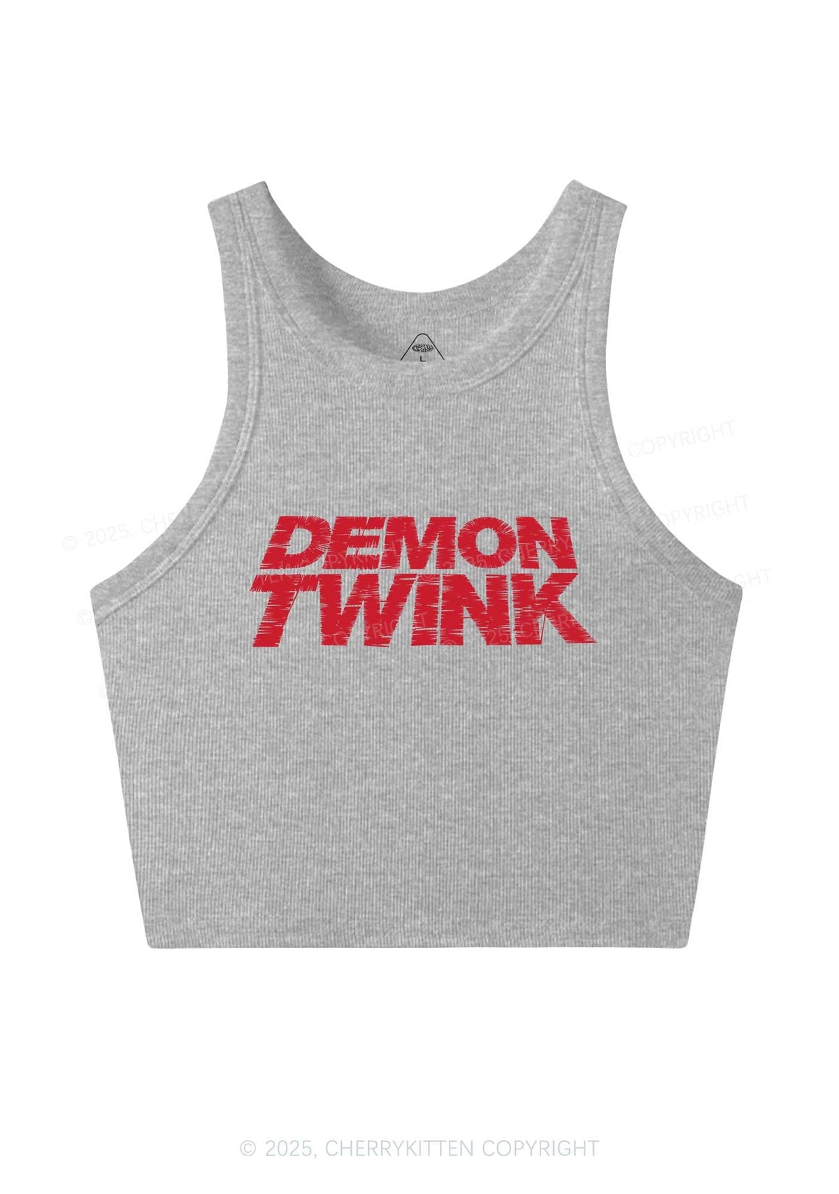 Demon Twink Pride Y2K Crop Tank Top Cherrykitten