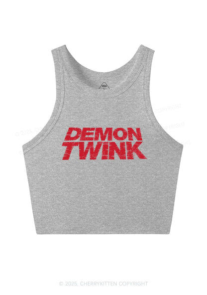 Demon Twink Pride Y2K Crop Tank Top Cherrykitten