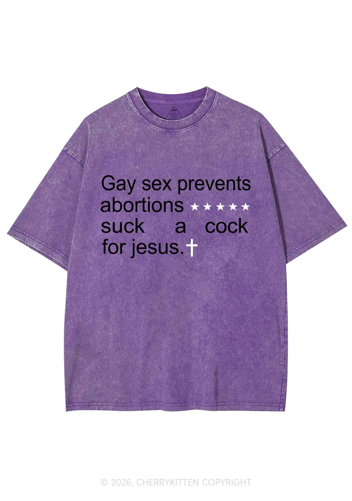 Suck A Cola For Jesus Pride Y2K Shirts Washed Tee Cherrykitten