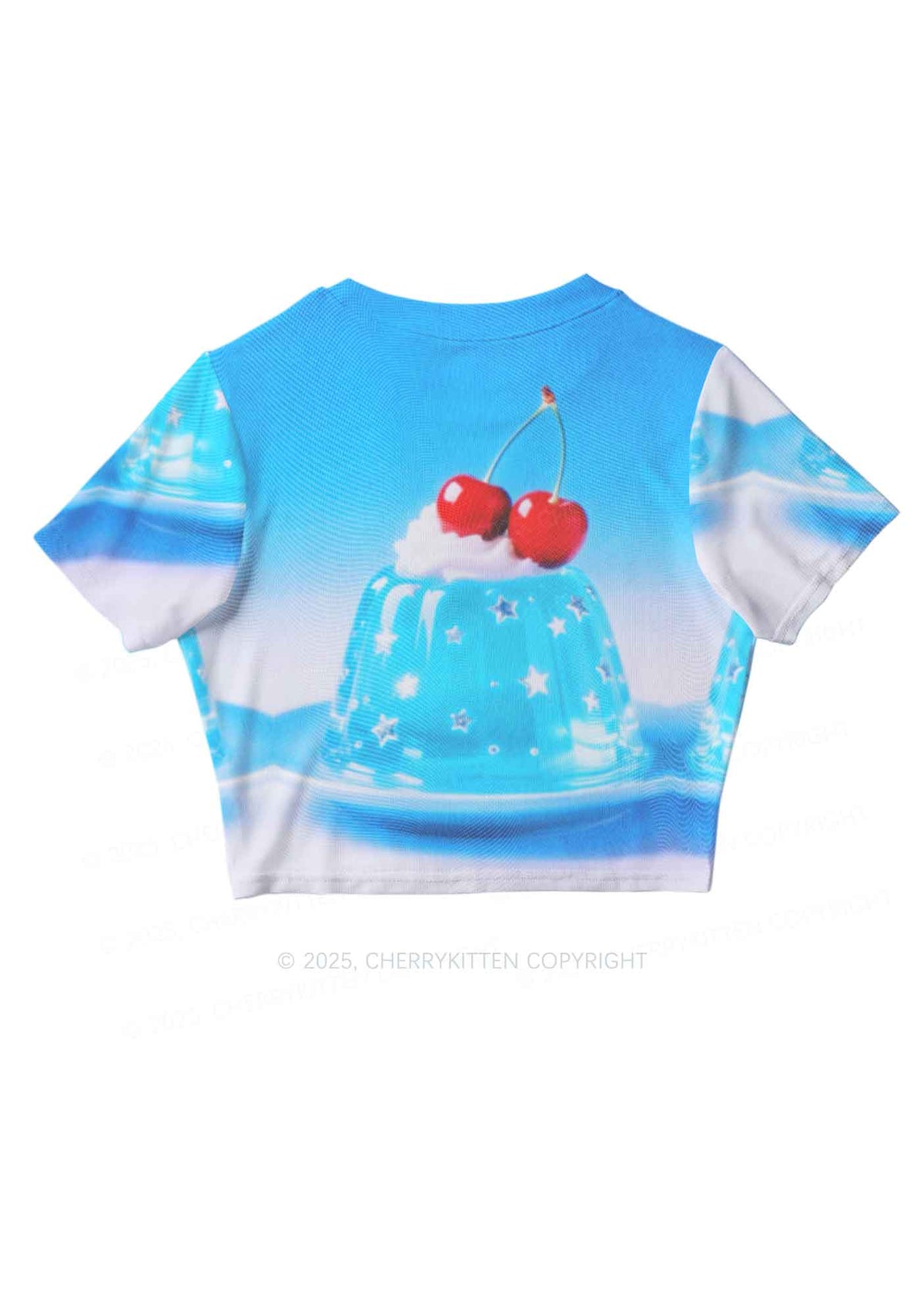 Cherry Jelly Y2K Mesh Crop Top Cherrykitten