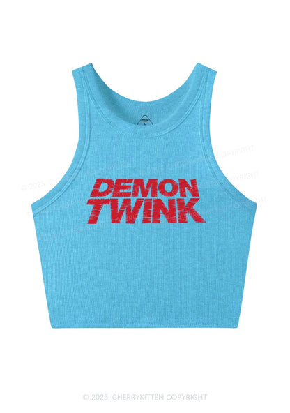 Demon Twink Pride Y2K Crop Tank Top Cherrykitten