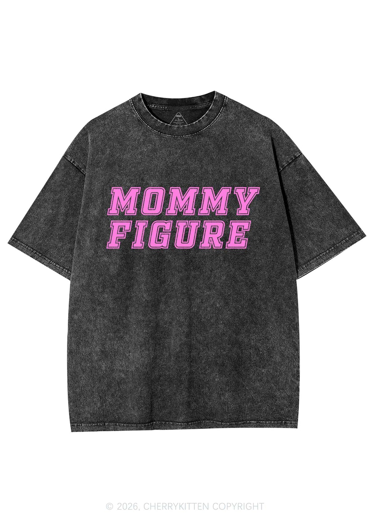 Mommy Figure Y2K Shirts Washed Tee Cherrykitten