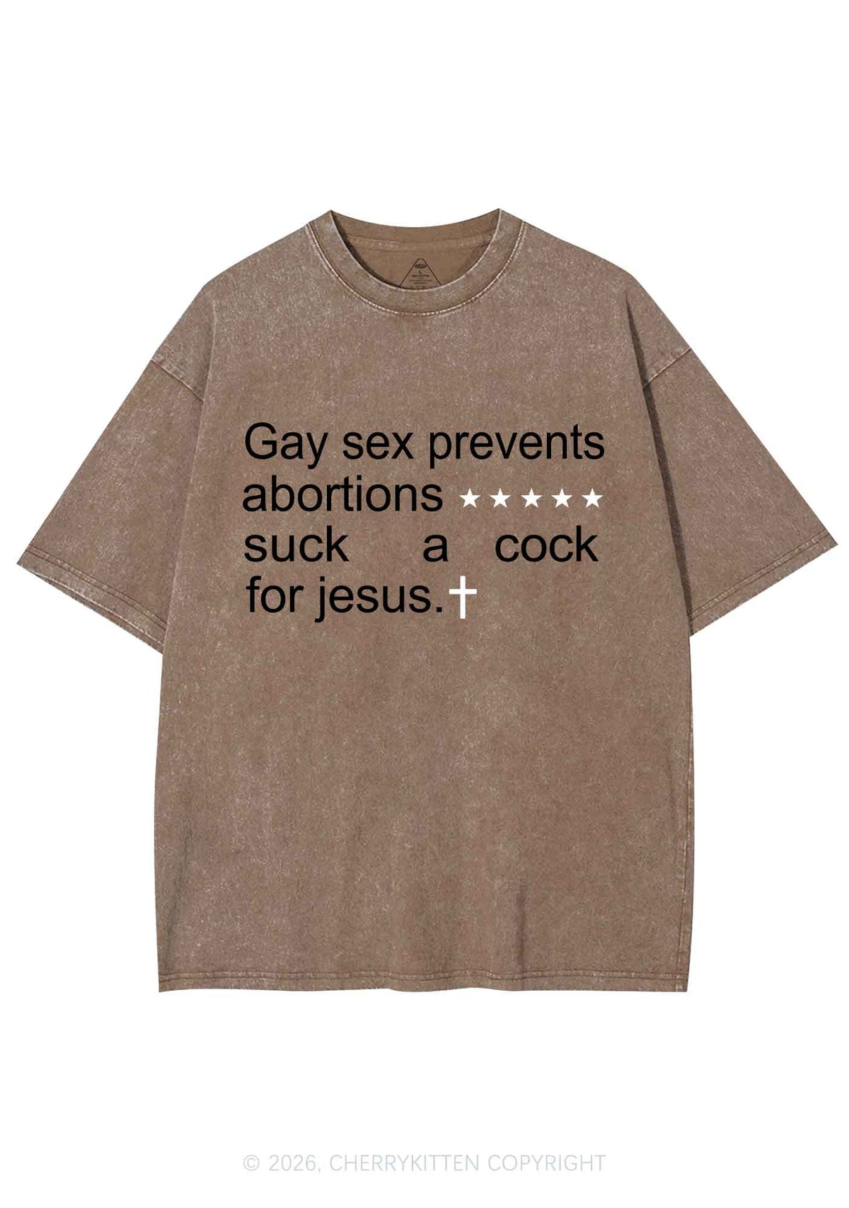 Suck A Cola For Jesus Pride Y2K Shirts Washed Tee Cherrykitten