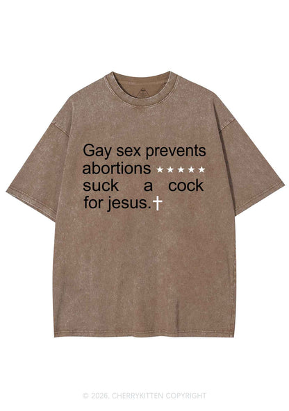 Suck A Cola For Jesus Pride Y2K Shirts Washed Tee Cherrykitten