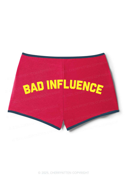 Bad Influence Y2K Booty Shorts Cherrykitten