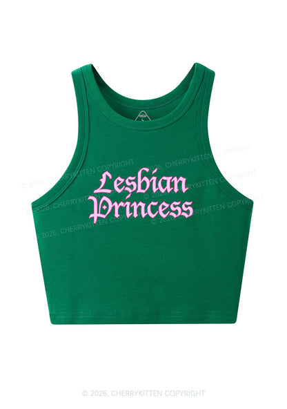 Lesbian Princess Y2K Crop Tank Top Cherrykitten
