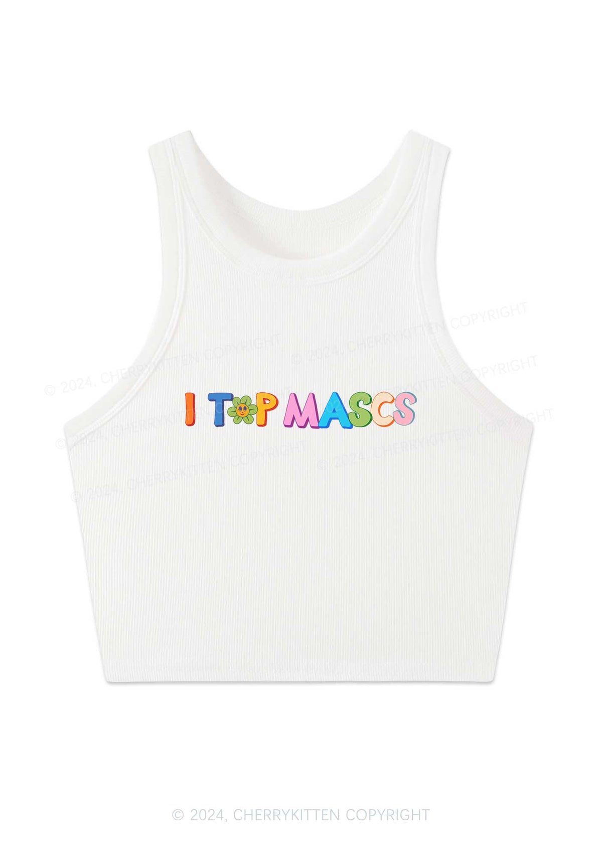 I Top Mascs Y2K Crop Tank Top Cherrykitten