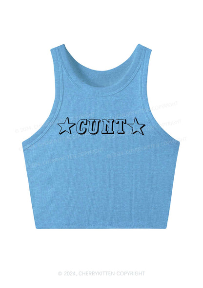 Star Count Y2K Crop Tank Top Cherrykitten