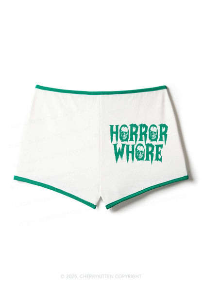 Horror Hore Skulls Y2K Booty Shorts Cherrykitten