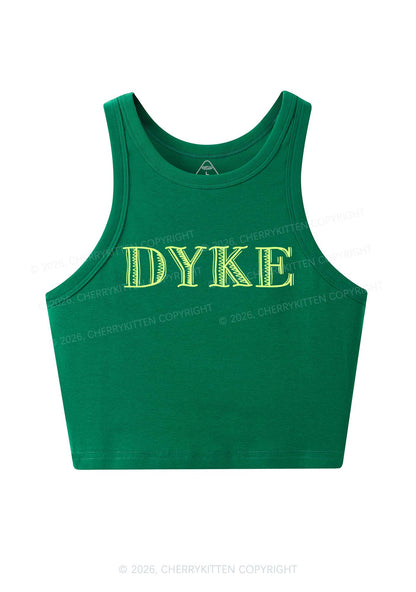 DYKE Y2K Crop Tank Top Cherrykitten