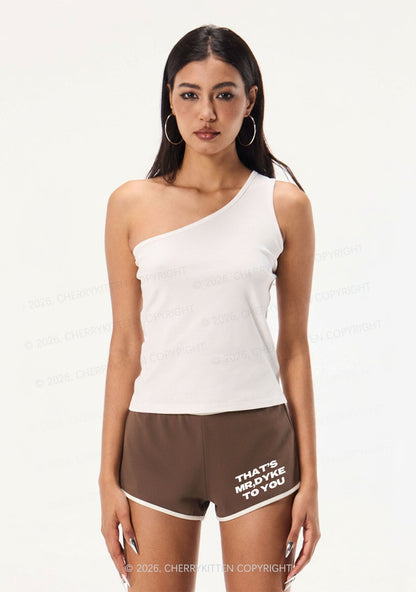 Thats Mr Dyke To You Pride Y2K Booty Shorts Cherrykitten