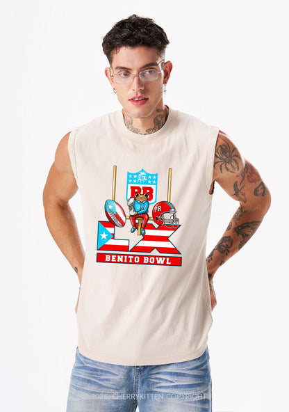 Pink Frog Y2K Washed Muscle Tank Cherrykitten
