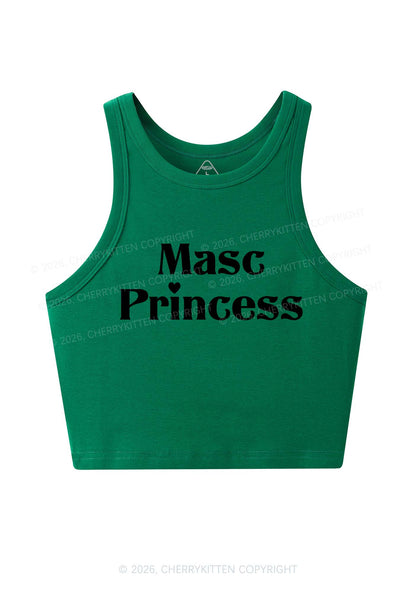 Masc Princess Pride Y2K Crop Tank Top Cherrykitten