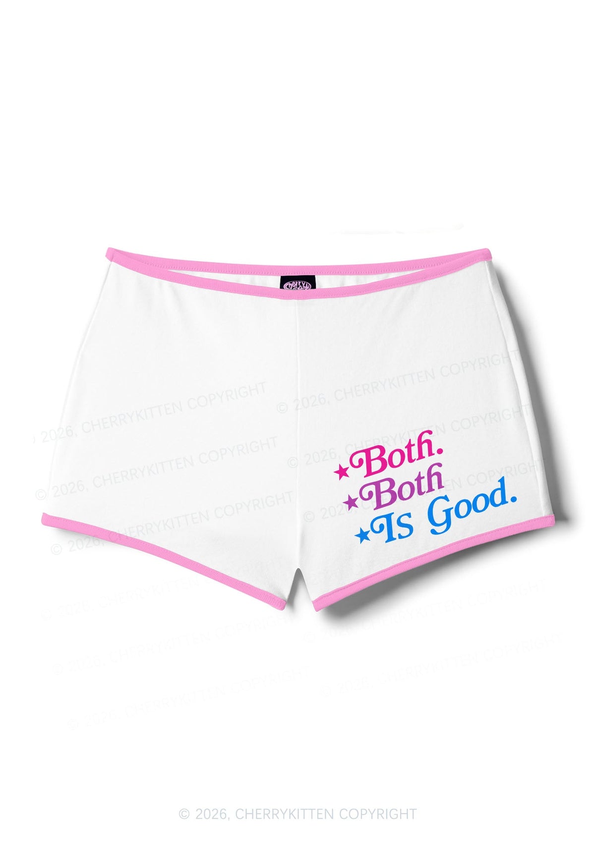 Both Is Good Pride Y2K Booty Shorts Cherrykitten