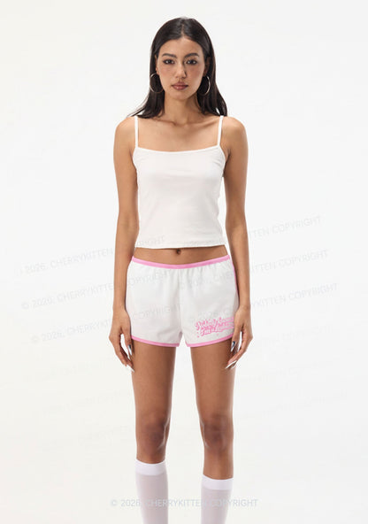 Nobody Knows Im A Lesbian Pride Y2K Booty Shorts Cherrykitten