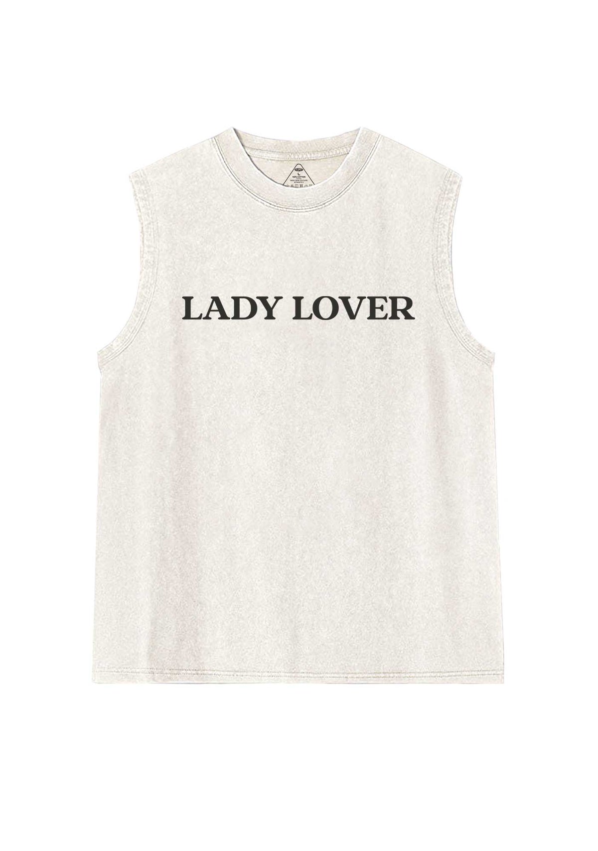 Lady Lover Pride Y2K Washed Muscle Tank Cherrykitten