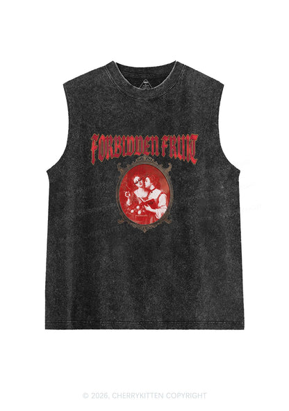 Forbidden Fruit Pride Y2K Washed Muscle Tank Cherrykitten