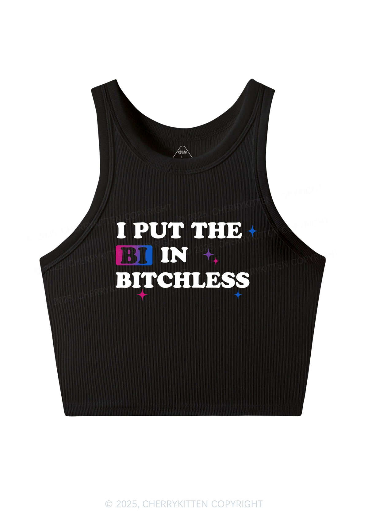 Put BI In Bxxchless Pride Y2K Crop Tank Top Cherrykitten