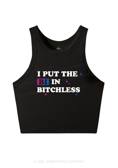 Put BI In Bxxchless Pride Y2K Crop Tank Top Cherrykitten