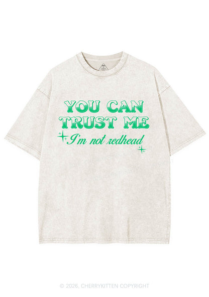 You Can Trust Me St Patricks Y2K Shirts Washed Tee Cherrykitten