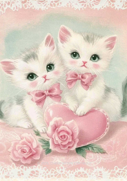 Rose Kitties Y2K Mesh Crop Top Cherrykitten