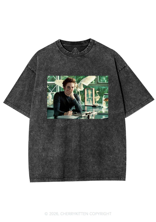 Vampire Boy Y2K Shirts Washed Tee Cherrykitten